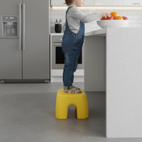 Tabouret mousse texturé - en,