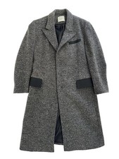 Peir Wu Crombie Coat - Plum