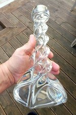 SUPERBE  PIED DE LAMPE CRISTAL DE LORRAINE  