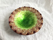 COUPE VIDE POCHE EMAUX D ART DUBAN CHRISTEL LIMOGES ANCIEN VINTAGE 1940/50