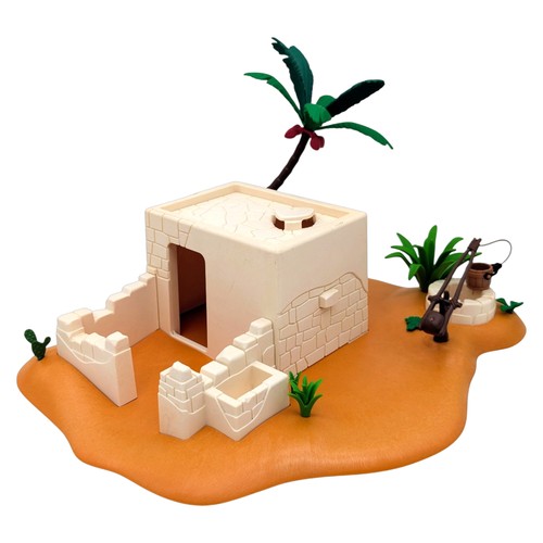 Playmobil base sable maison