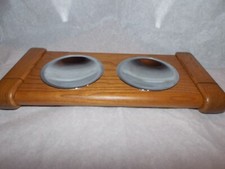 Porte savon bois disque - bois,