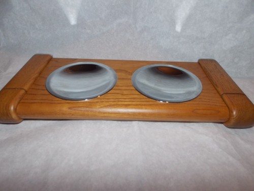 Porte savon bois disque - savon,