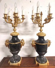 paire de grands candélabres