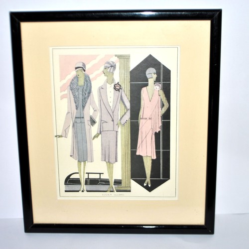 Tableau gravure mode lucien - tableau,