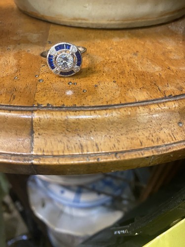 Jolie bague art - , argent