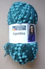 9 pelotes de laine fantaisie SCHACHENMAYR  ARGENTINA coloris dégradé de VERT