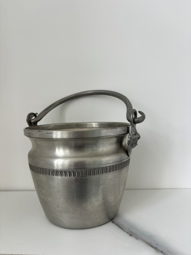 French pewter ice - bucket, wine