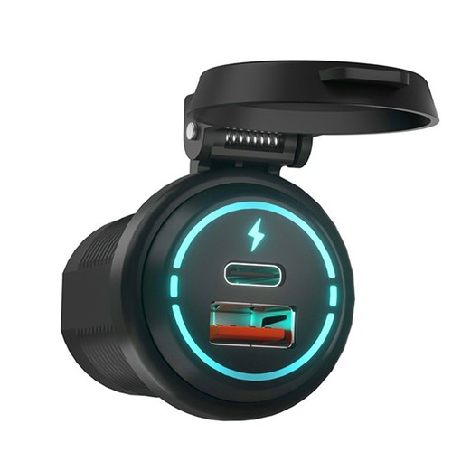 Prise chargeur usb 12v 24v - prise, dc
