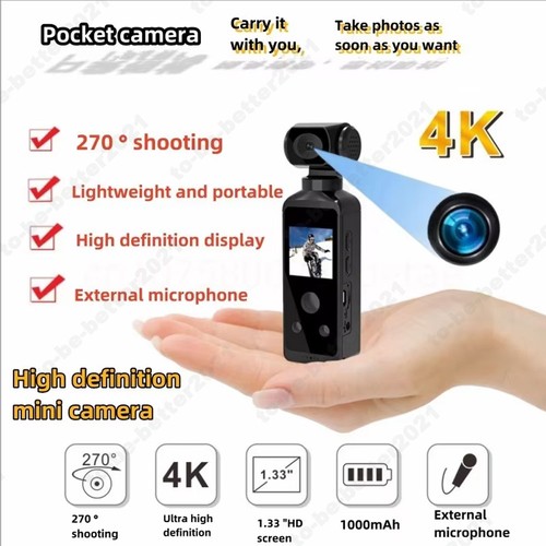 Caméra action portable 4k - caméra, d'action
