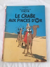 ALBUM LIVRE ANCIENNE  BD TINTIN LE CRABE AUX PINCES D'OR 1947