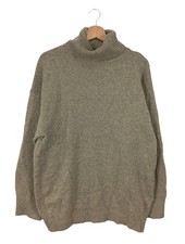 ZARA Pull-over à col roulé Dames Pull T EU 36 kaki style décontracté