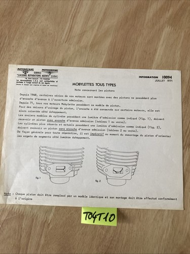 Note technique 1971 - technique,
