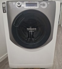 Hotpoint AQ104D497SD EU/B N Lave-linge hublot - Pose libre, 10 kg, Charge fronta