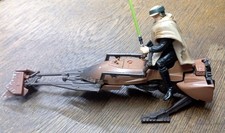 FIGURINE STAR WARS Speeder Bike et Luke Skywalker - The Power of the Force 1997