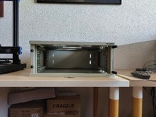 Armoire serveur 19" boîtier réseau noir acier rack murale 4U 540x450x225mm