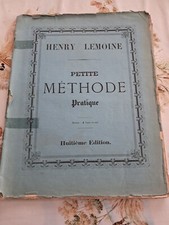petite méthode pratique henry lemoine 8 édition 