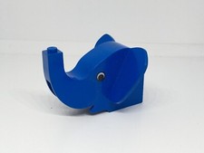 LEGO Animal : Tète Eléphant 6 x 7 x 4 - Réf 6245px1 bleu - Set 4177 1868 9277