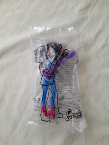Figurine barbie guitariste - barbie,