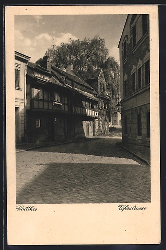 Cottbus route riveraine dans - cottbus,,