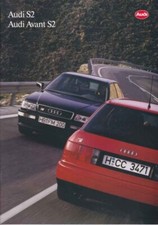 Catalogue Brochure Audi S2 / Avant S2 07/1993 Allemagne / Deutschland