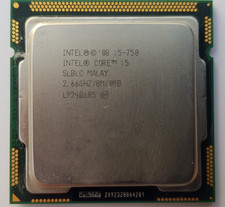 Processeur CPU Intel Core I5-750 2.66Ghz LGA1156 