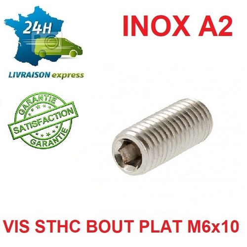 Vis sans tete inox sthc - 10, a2