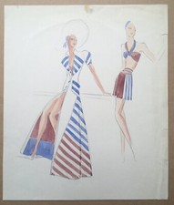 Dessin Original Art Déco