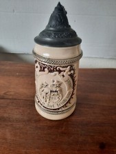 Ancienne chope bière - à, grès