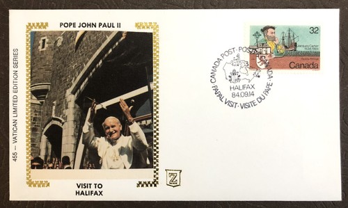 Fdc canada pope - fdc,, paul