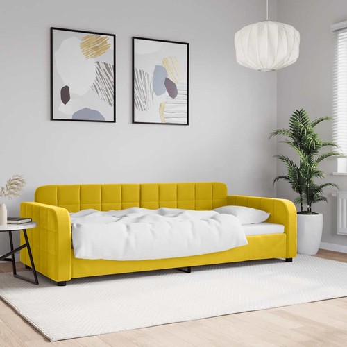 Lit repos jaune 90x200 - 90x200, cm