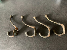 4 Anciens patère en bronze 