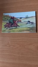 CPA  CHASSE  CHASSEUR SANGLIER ET CHIEN VITE  ! MON FUSIL