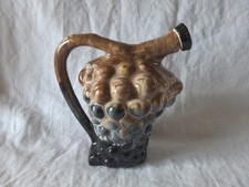 Ancienne Bouteille Grappe de Raisin Barbotine Alpho 332 Grès Flammés Du Morvan