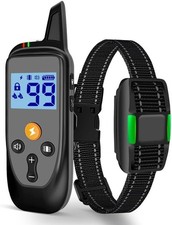 Collier de Dressage pour Chien avec Télécommande, 3 Modes (Bip, Vibration, Choc)