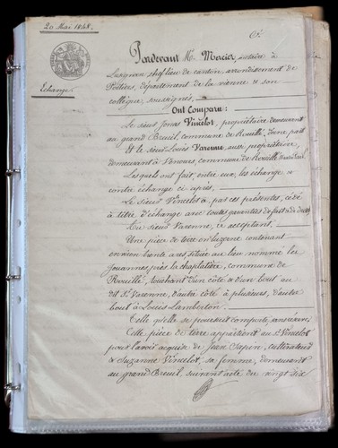 Lot documents anciens xixe - lot, de