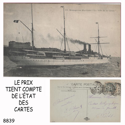 8839 cpa carte postale - carte,