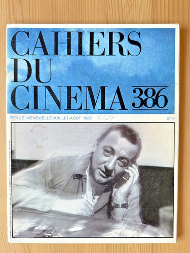 Cahiers cinéma 386 - du, n°