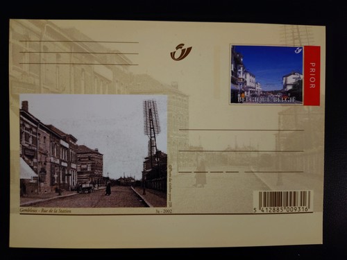 Carte postale belgique 2002 - postale,