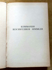 Livre Ancien KOMMANDO REICHSFÜHRER HIMMLER  Roman SVEN HASSEL 1972