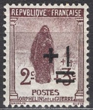 Timbre France 162** Orphelins
