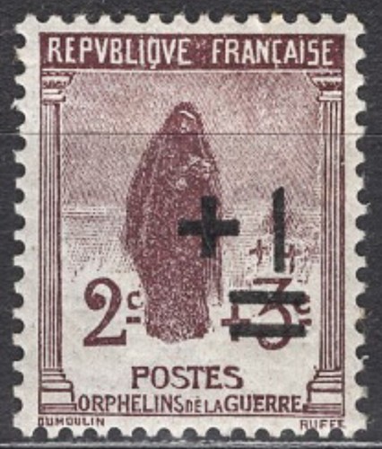Timbre france 162 - france, orphelins