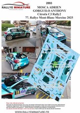 DECALS 1/43 REF 2893 Citroën