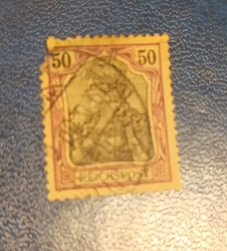 Timbre allemand deutches reich - allemand,