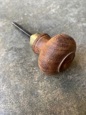 Poignée de porte bois et laiton,clenche serrure ferrure