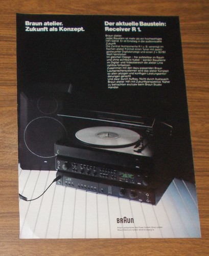 Rare advertising vintage braun - vintage,