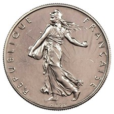 France - 1 franc Semeuse 1996 BU - nickel - F.226/44 Gad.474 KM.925.1 monnaie