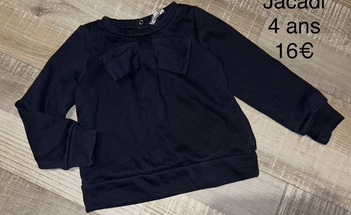 Jacadi ans fille sweat - 4,