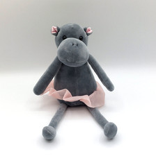 Peluche doudou hippopotame