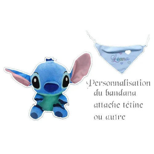 Peluche bandana attache tetine